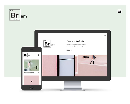 Bram, hout & polyester