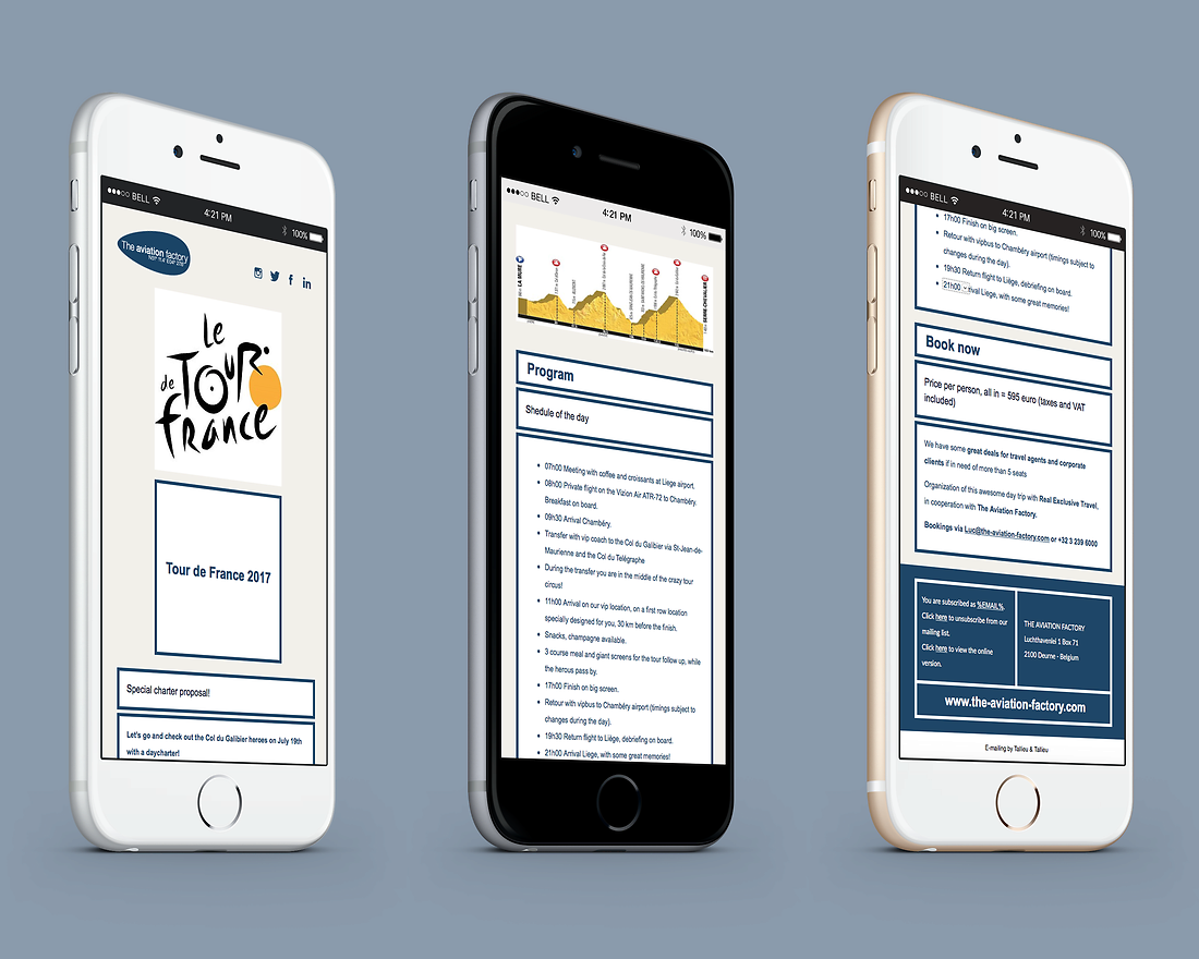 the aviation factory TDF 2017