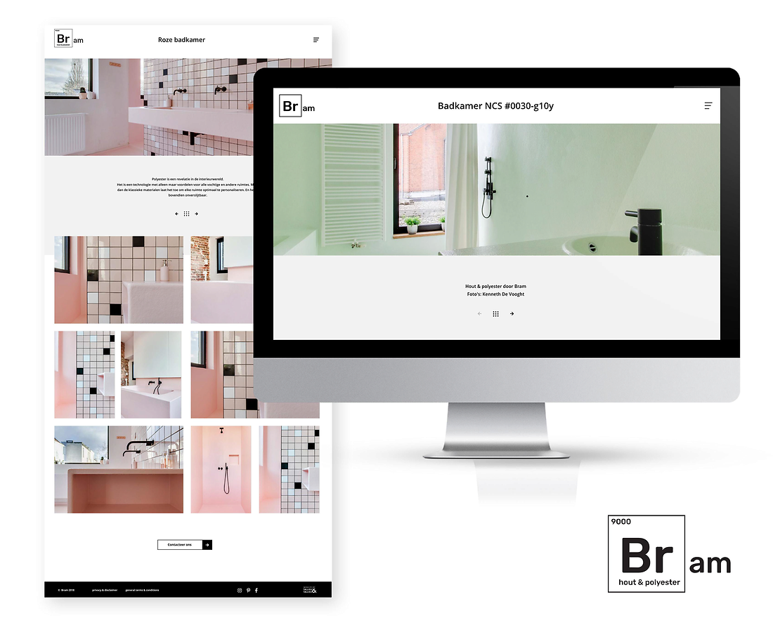 Bram, hout & polyester