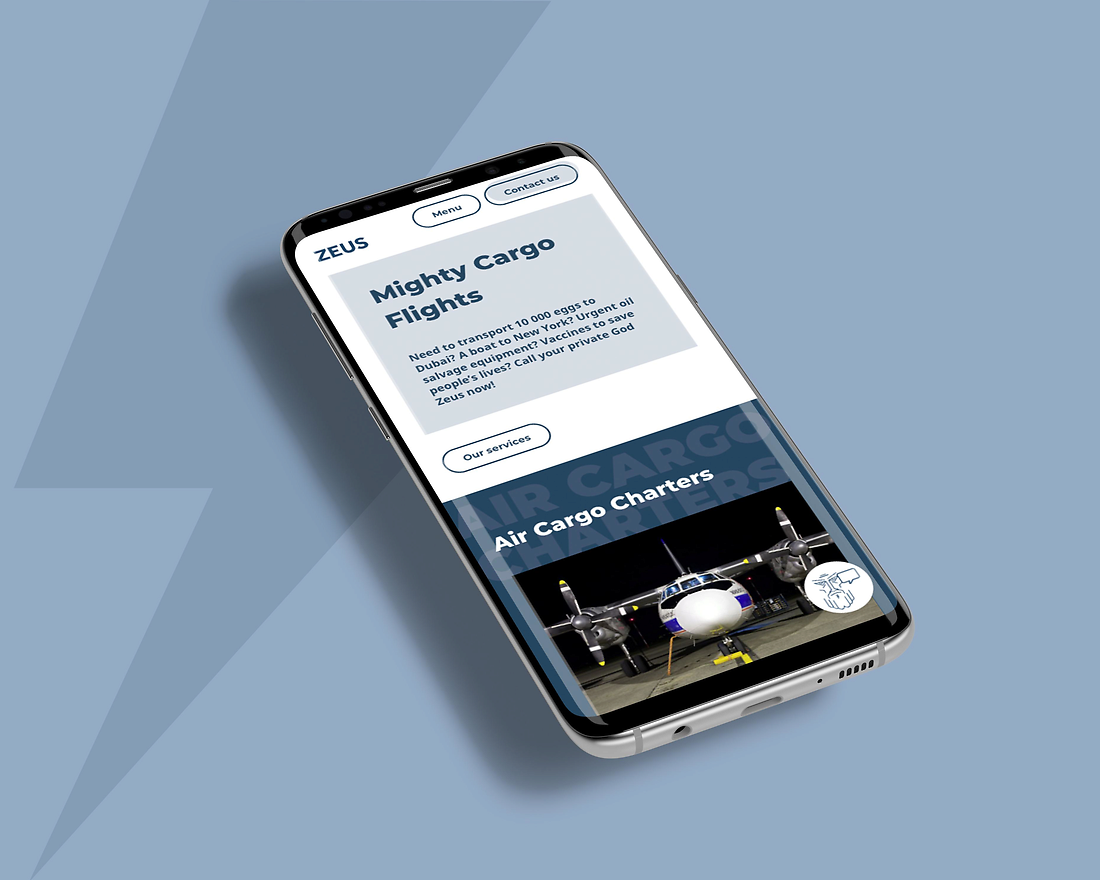 Zeus mighty cargo flights website