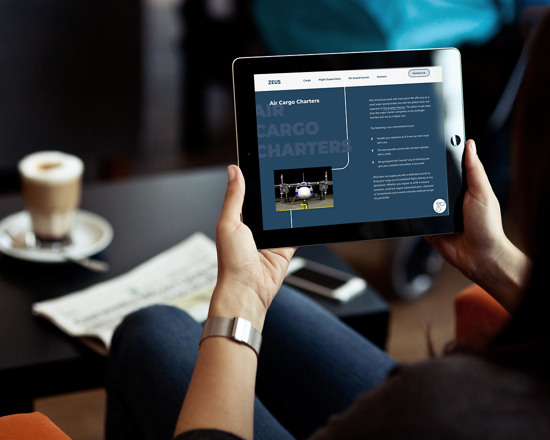 Zeus mighty cargo flights website