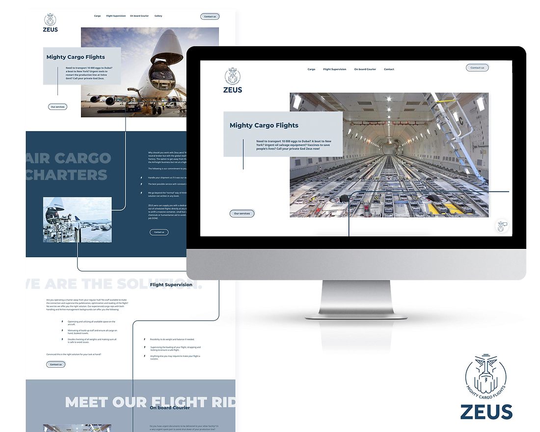 Zeus mighty cargo flights website