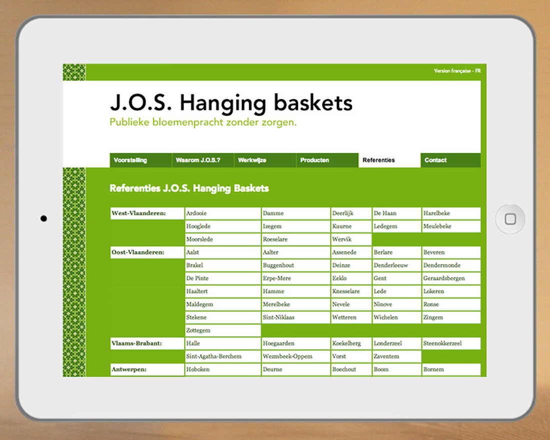 J.O.S. Hanging baskets